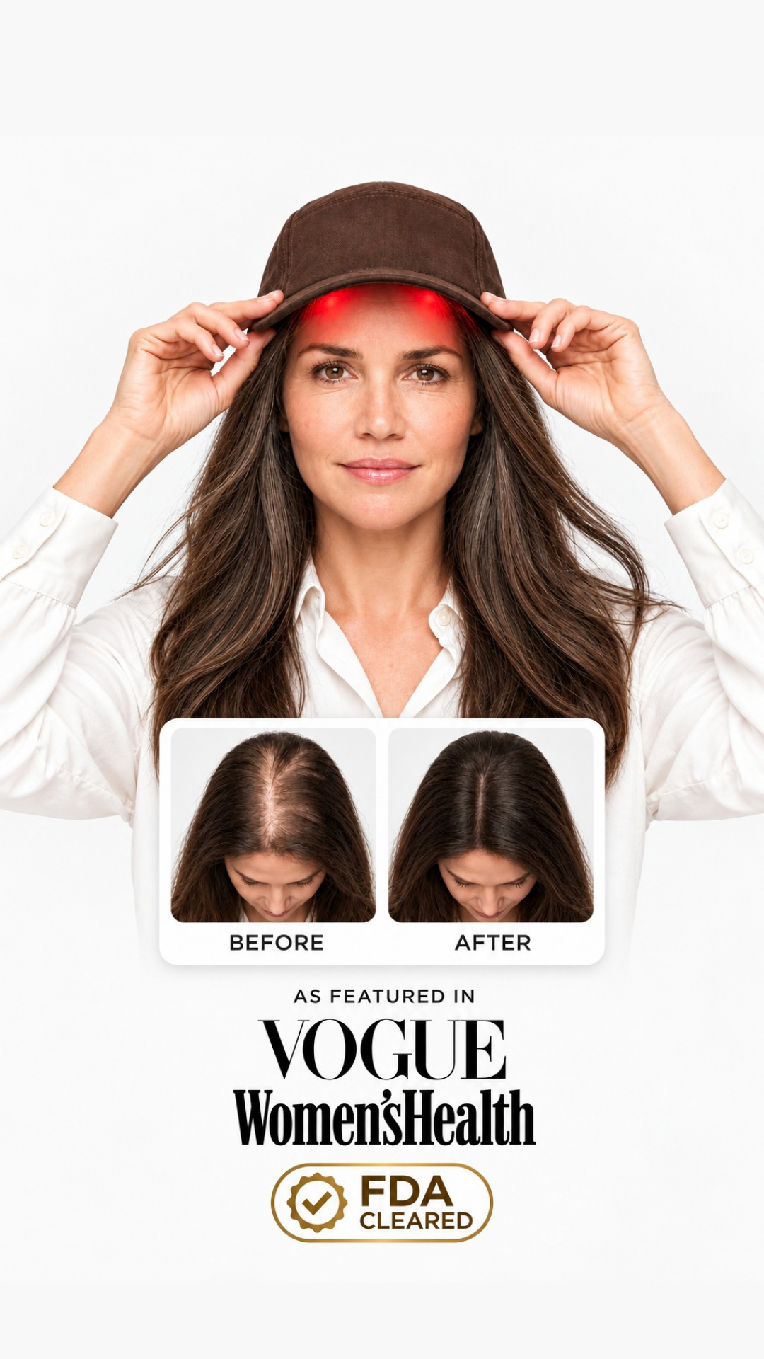Crown One™ Clinical Laser & Red Light Therapy Hair Regrowth Cap