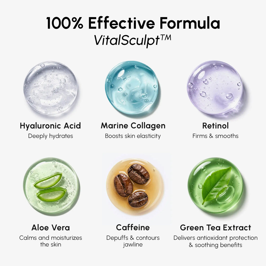 Retinol V-line Lifting Mask 10 PCS