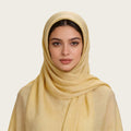 The Sovereign Silk-Modal Drape | Premium Anti-Slip Luxury Hijab