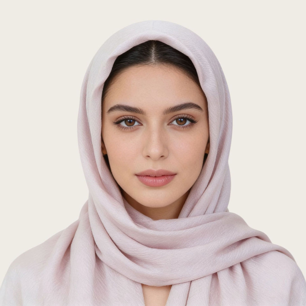 The Sovereign Silk-Modal Drape | Premium Anti-Slip Luxury Hijab-2