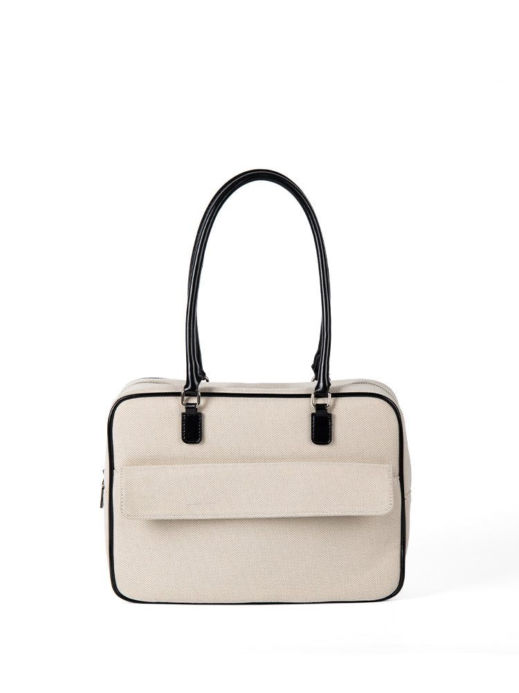 The Margot Contrast Canvas Bag