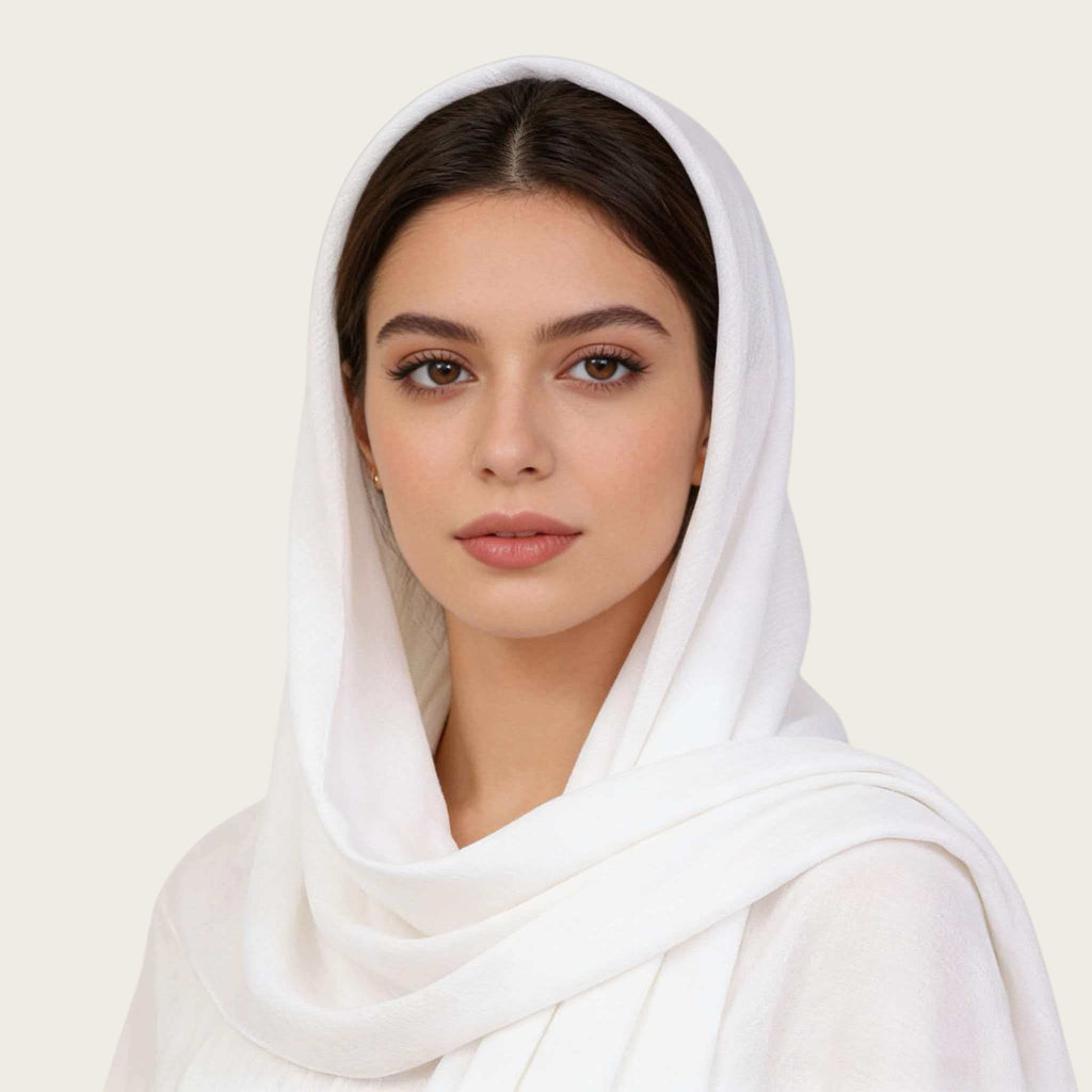 The Sovereign Silk-Modal Drape | Premium Anti-Slip Luxury Hijab-2