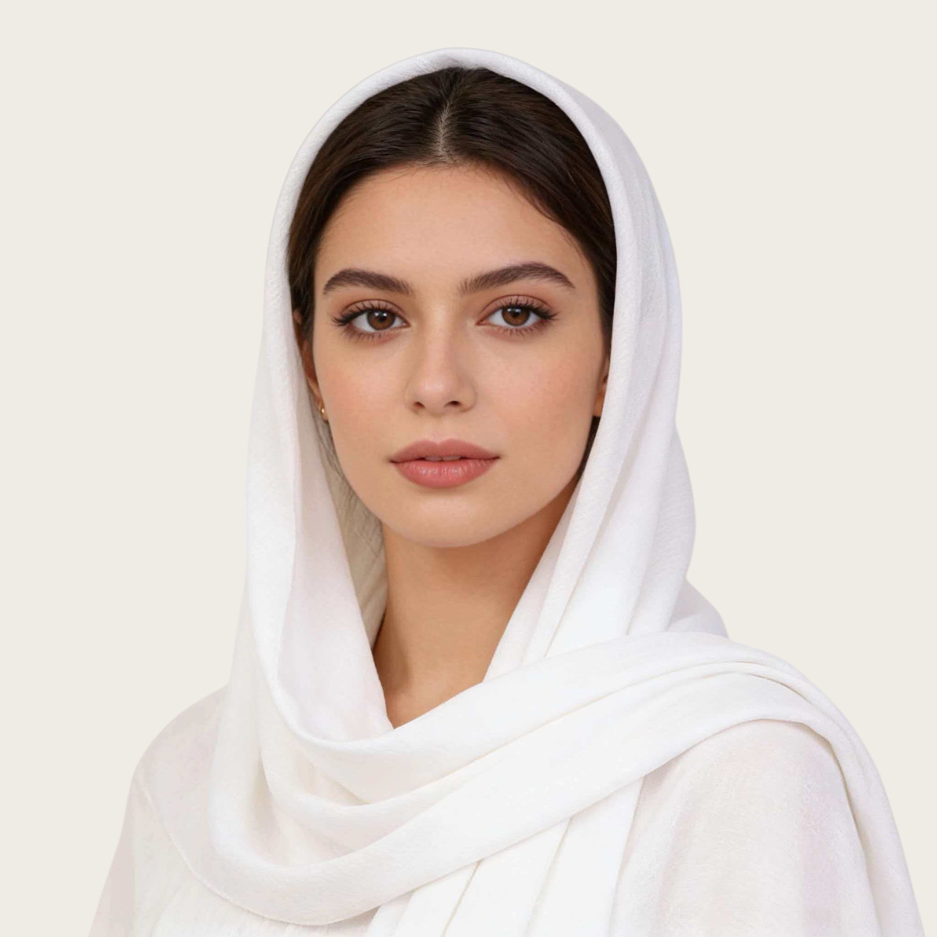 The Sovereign Silk-Modal Drape | Premium Anti-Slip Luxury Hijab-2