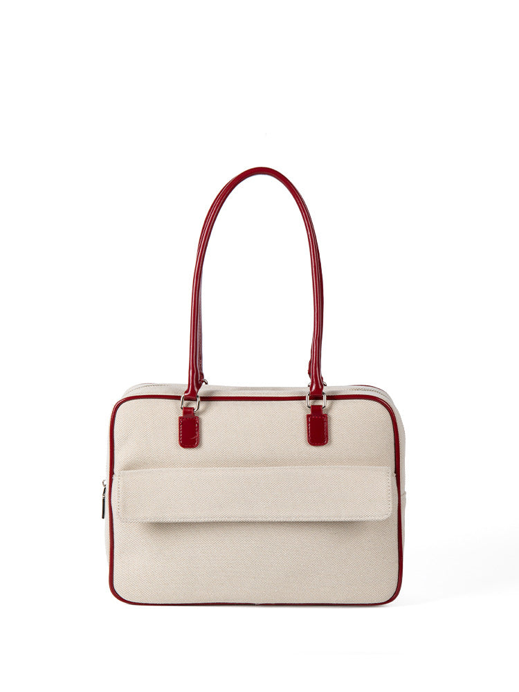 The Margot Contrast Canvas Bag