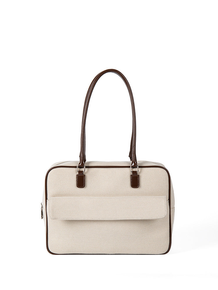 The Margot Contrast Canvas Bag