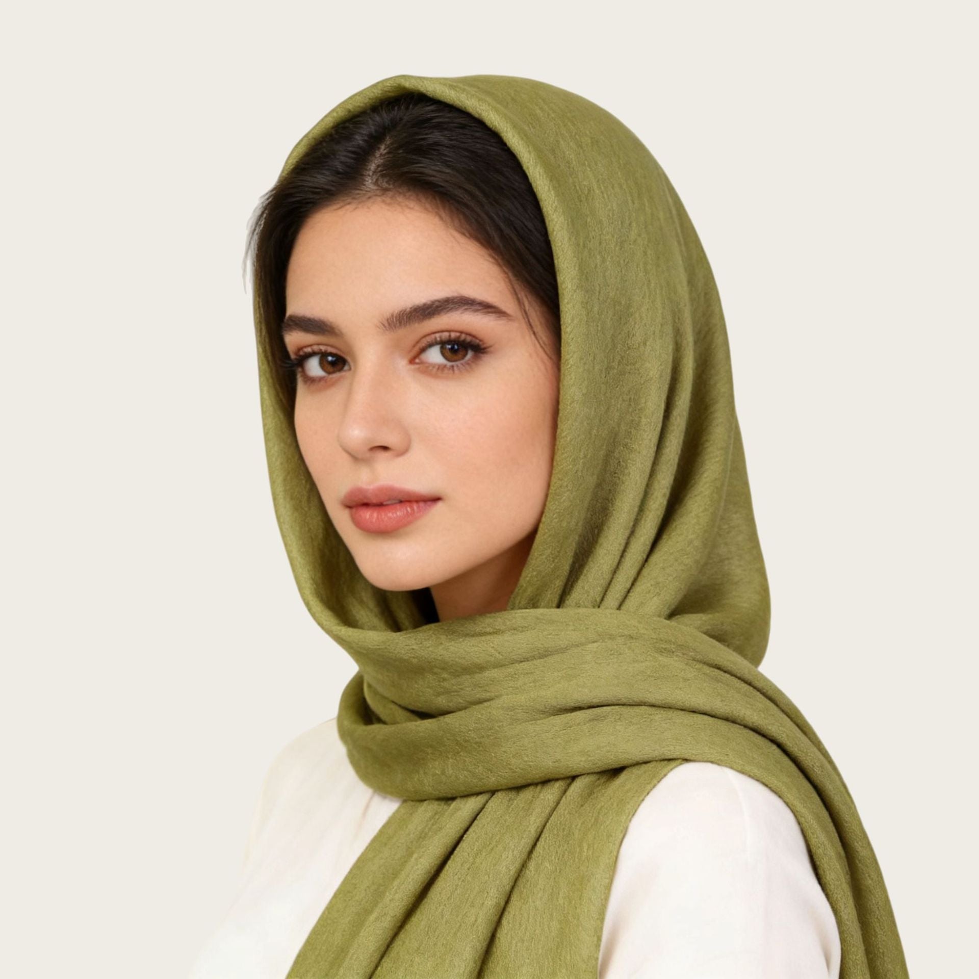 The Sovereign Silk-Modal Drape | Premium Anti-Slip Luxury Hijab